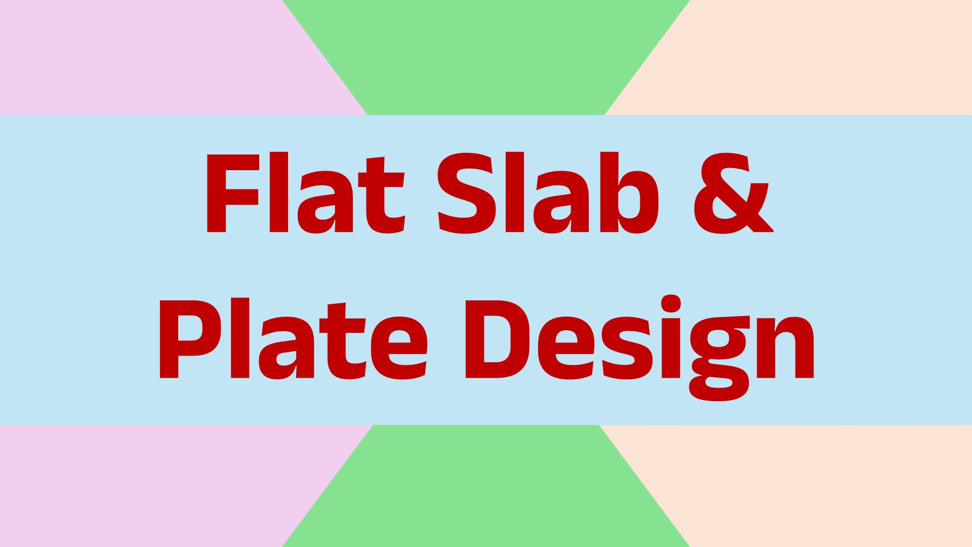 Flat Slab Design