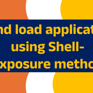 Wind load application using Shell-Exposure method