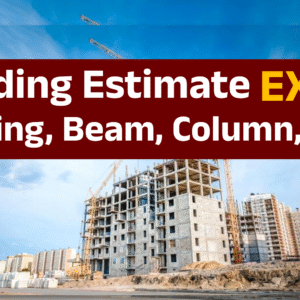 Building Estimate in EXCEL (Beam, Column, Slab, Footing)