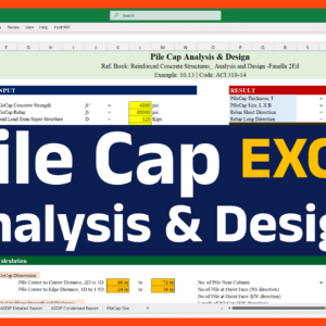 Pile Cap Analysis & Design in EXCEL || ACI 318-14