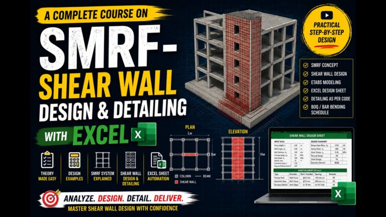 SMRF- Shear Wall Design & Detailing Discussion (with Excel)
