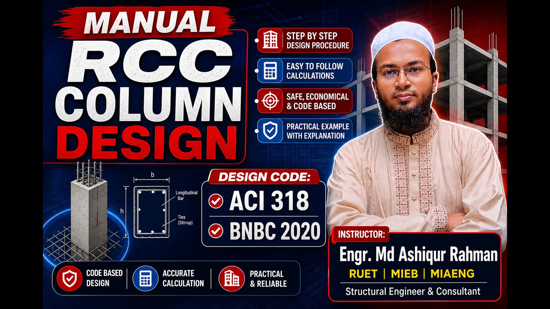 RCC Column Manual Design