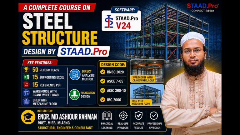 Steel Structure Design Training in Staad Pro
