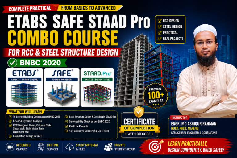 ETABS SAFE Staad Pro (RCC+Steel)